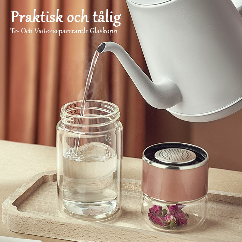 Te- Och Vattenseparerande Glaskopp