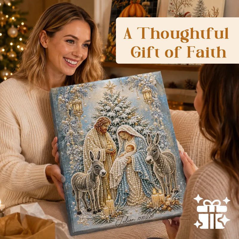 💎Nativity Scene Diamond Painting Kit | Jesus Christ Christmas Faith Art Decor