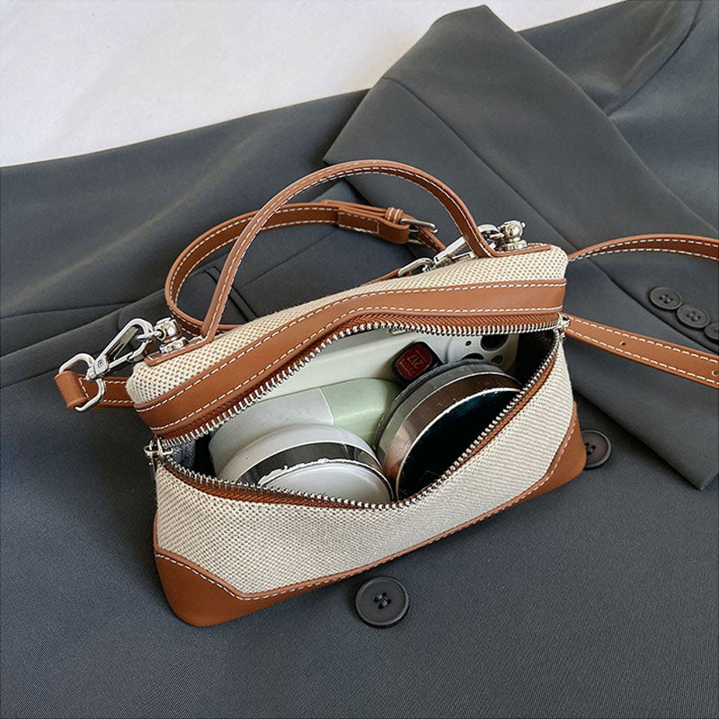 Retro bärbar liten fyrkantig korsväska