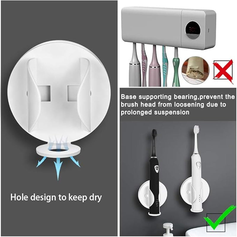 Köp en Få en gratis！-  Stansfri Eltandborsthållare