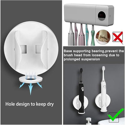 Köp en Få en gratis！-  Stansfri Eltandborsthållare