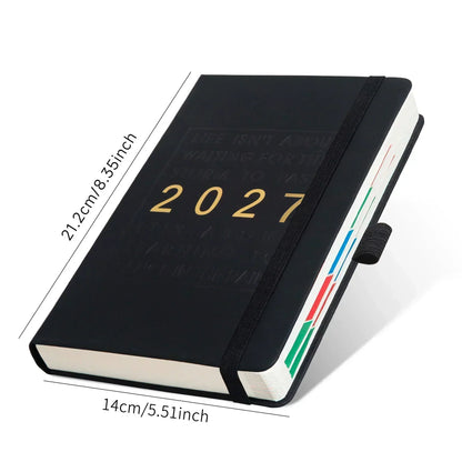 ⚡ A5 2027 One‑Day‑Per‑Page Diary Notebook – Portable, Well‑Organized, Long‑Lasting ✨