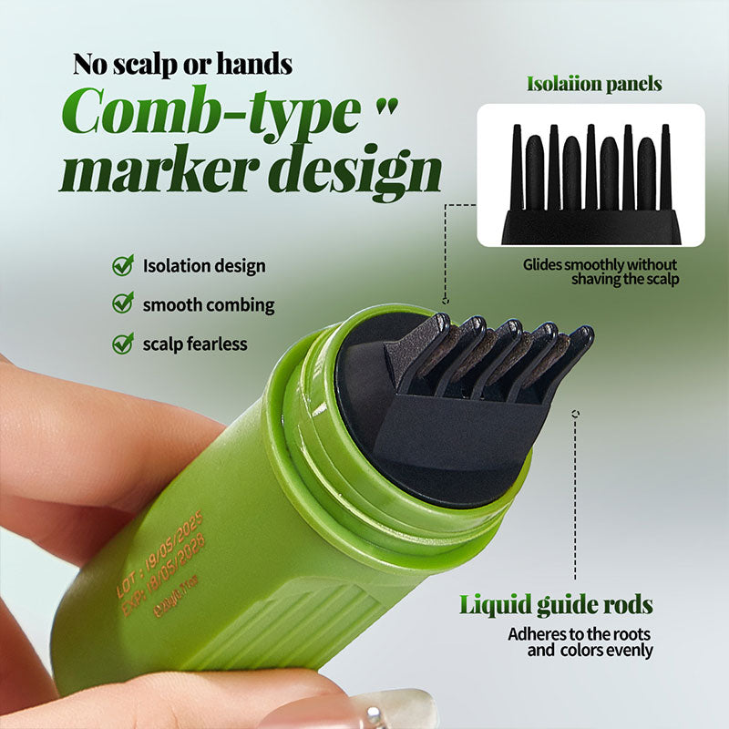 🖌️ Penna för att täcka grått hår – omedelbar färgkorrigering, när som helst!