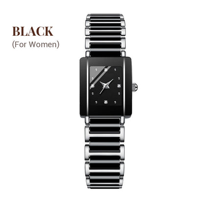 ⌚Fashion Ceramic Square Quartz Watch