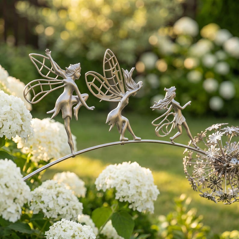 🧚Dancing Fairies Garden Stake – A Little Magic Among the Flowers ✨