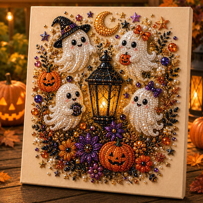 👻✨ Halloween Pearl Art DIY Kit – Turn Tiny Pearls into Spooky-Cute Magic