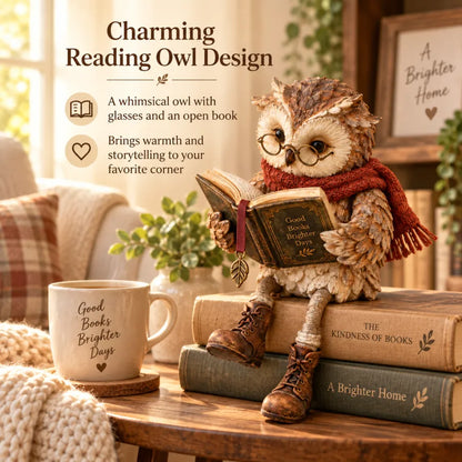 🦉Reading Owl Figurine📚