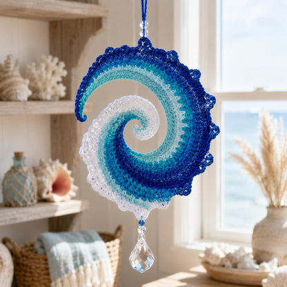 🌊 Ocean Wave Crochet Wind Spinner Diy Kit🧵