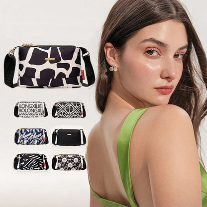 Crossbody-väska med flera fickor för kvinnor