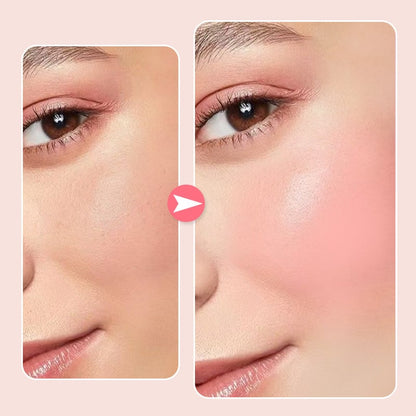 🔥Cosmetic NO.1🔥Smooth powder blush palett med präglade kinder