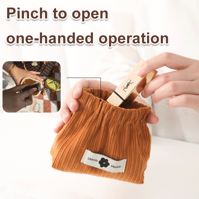 😍Corduroy Elastic Hair Tie Organizer