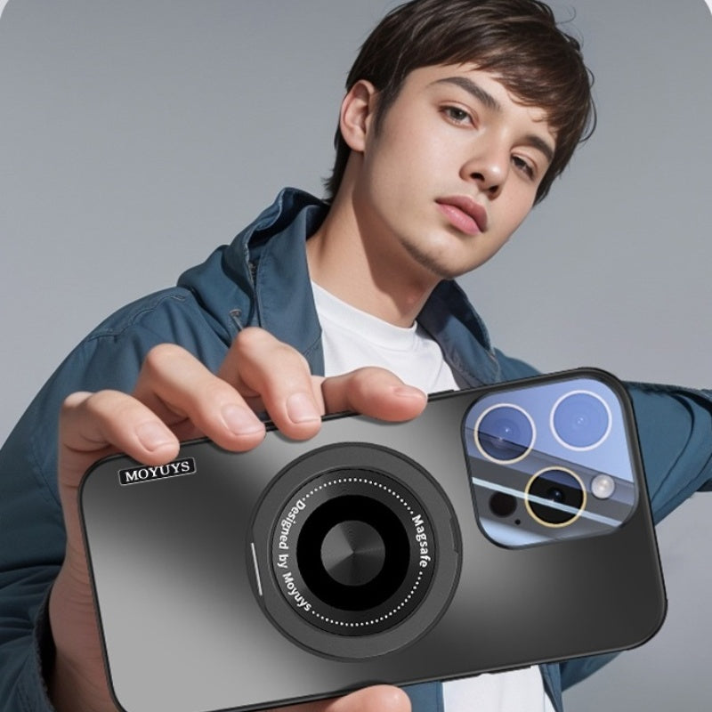 360° roterande MagSafe-kompatibelt kylande mobilskal med stativ