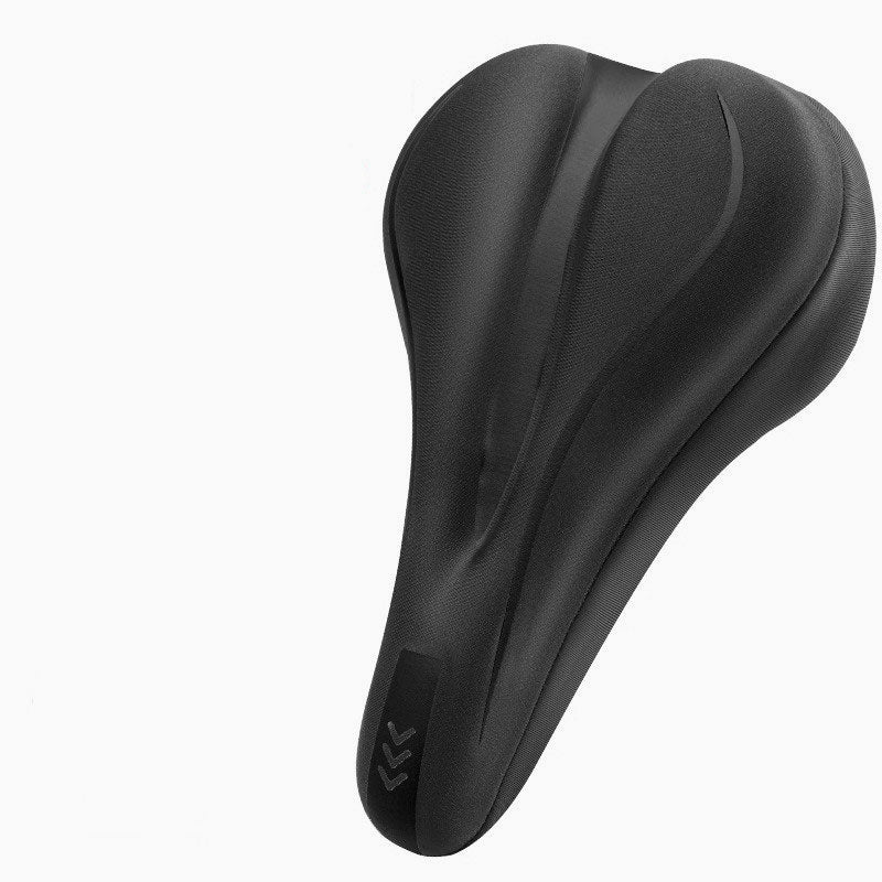 Highly elastic silicone bicycle seat cove