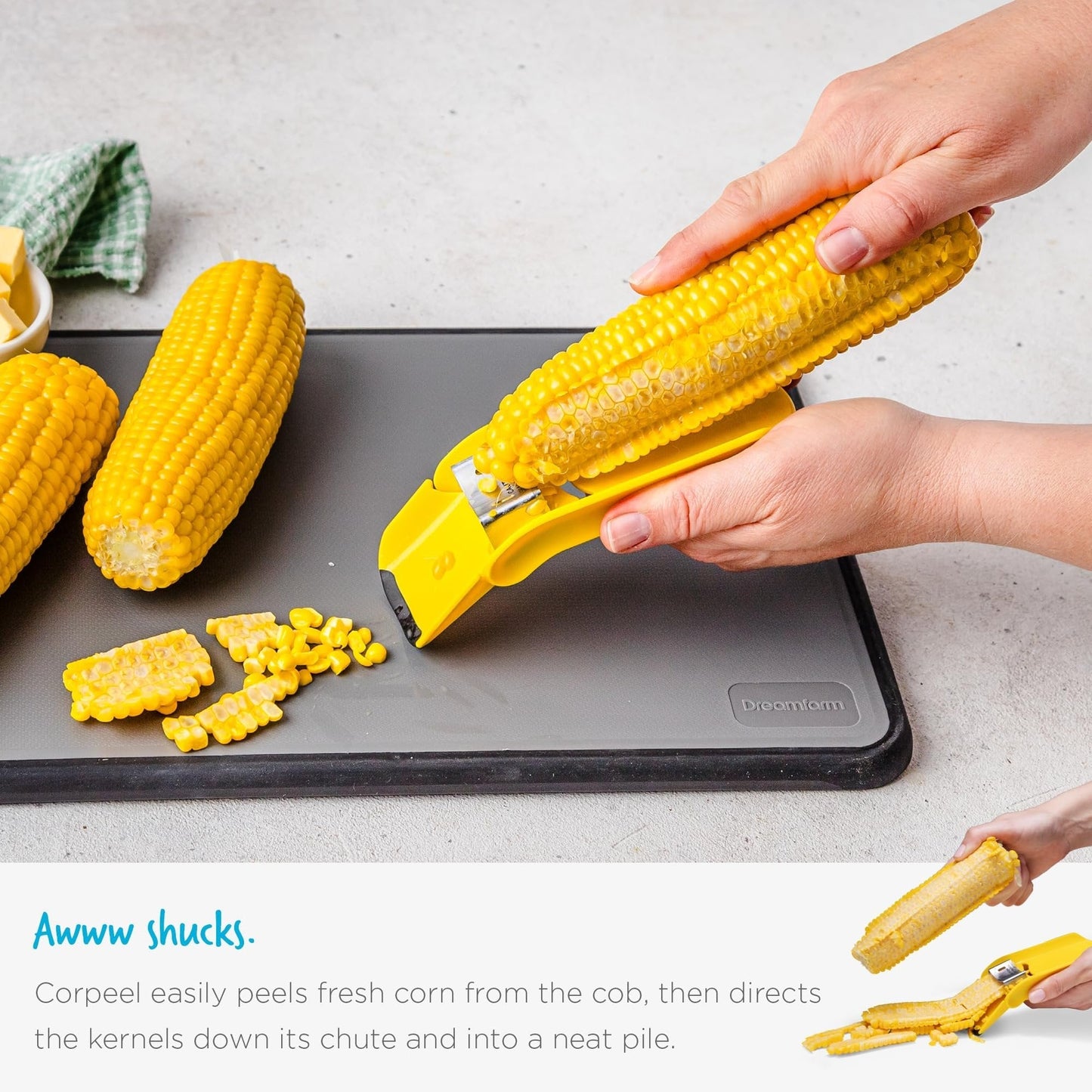 Snabb majskolvsavskiljare