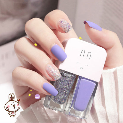 Avtagbart, bakningsfritt, snabbtorkande, långtidsverkande nagellack