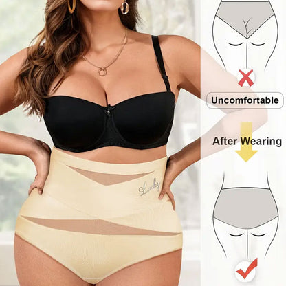🌸Large Size High Waist Tummy Control Briefs