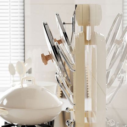 Väggmonterad Sugkopp Stansfri Grytlockshållare