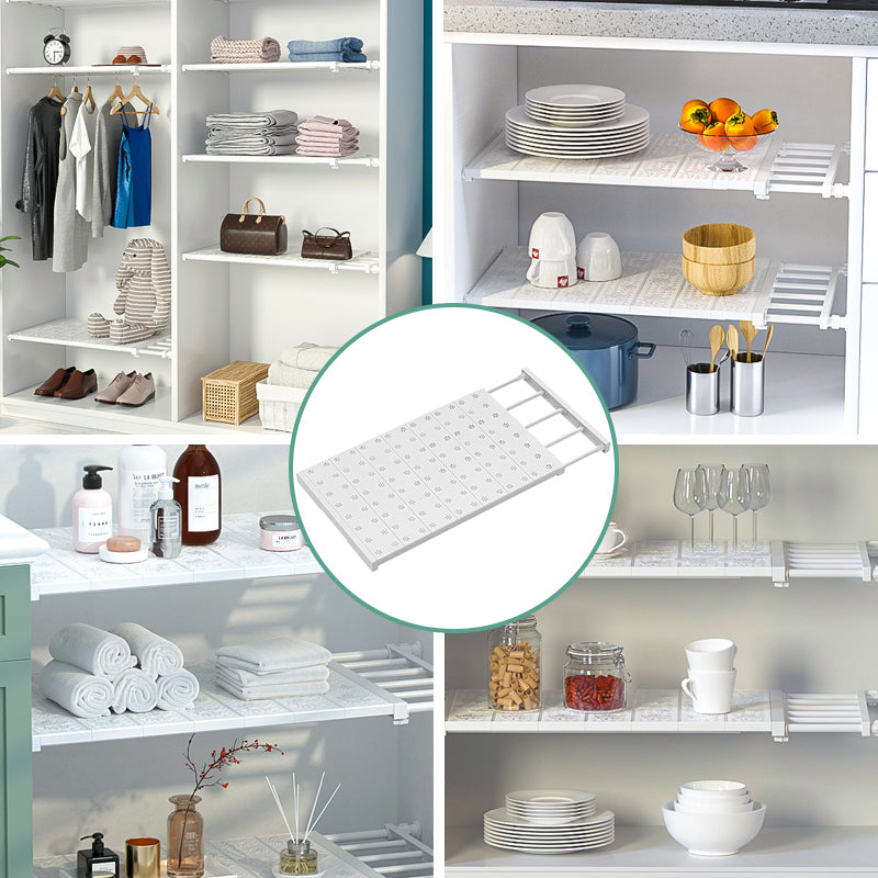 Skruvfri Utdragbar Förvaringshylla