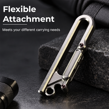 🔑 Men's Lightweight Belt Key Clip for Everyday Carry