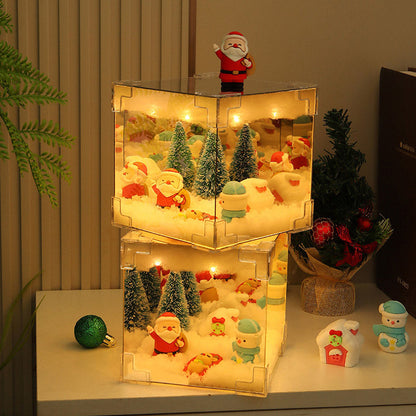 DIY Julkub Nattlampa Materialpaket