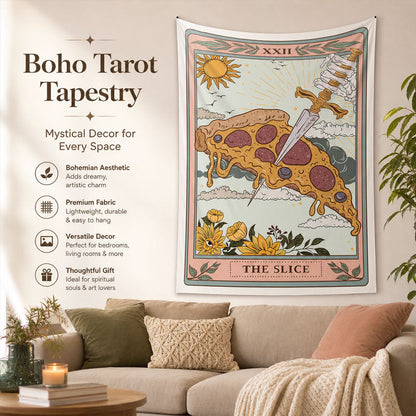🌙 Bohemian Tarot Tapestry Wall Hanging