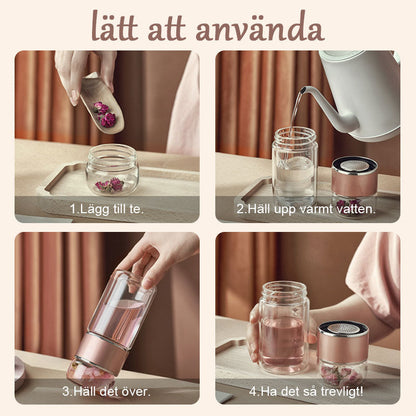 Te- Och Vattenseparerande Glaskopp