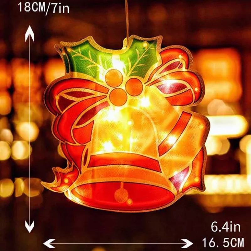 🎄Weihnachtliche Lichterketten im Fenster