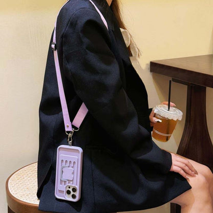Crossbody Storage Box Phone Case