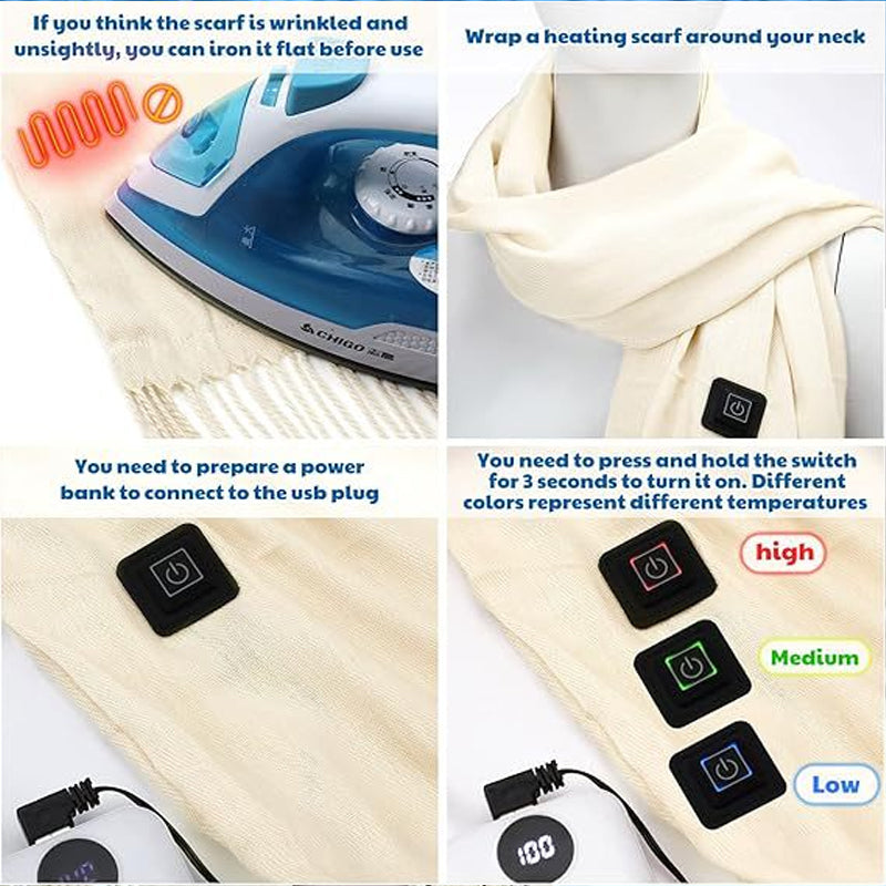 Elektrisk halsduk i kashmir