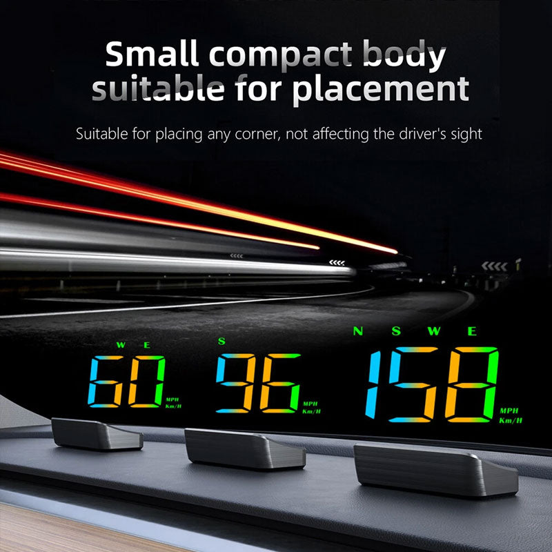 Bilens head-up-display (HUD)