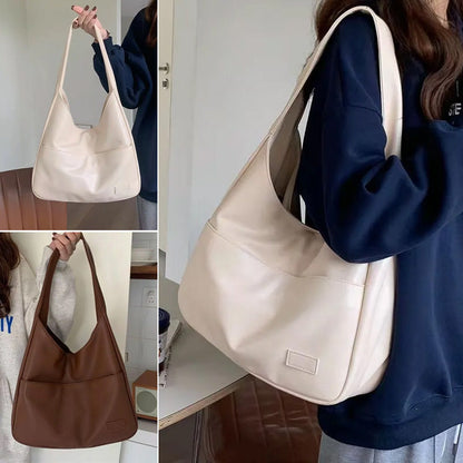 Höst- och vinterväska tillverkad av mjukt läder 💼