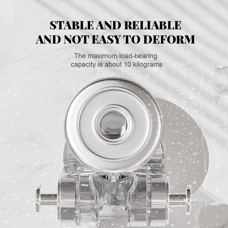 Justerbart duschhuvudfäste utan borrhål