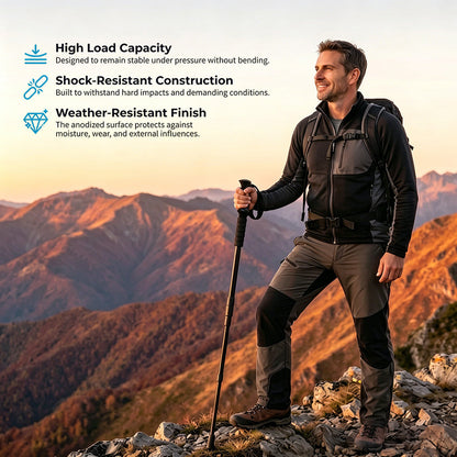⛰️Adjustable Aluminum Alloy Trekking Pole