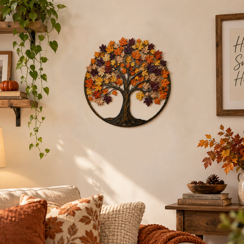🍂Metal Autumn Tree Metal Wall Art