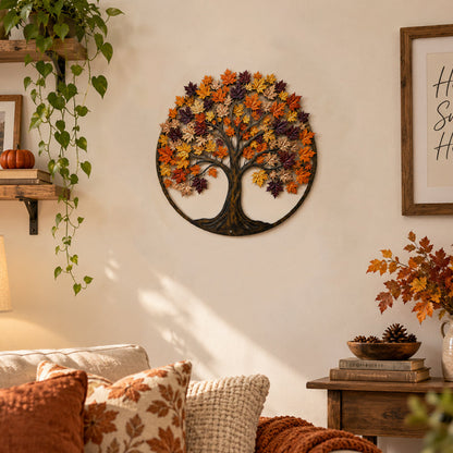 🍂Metal Autumn Tree Metal Wall Art