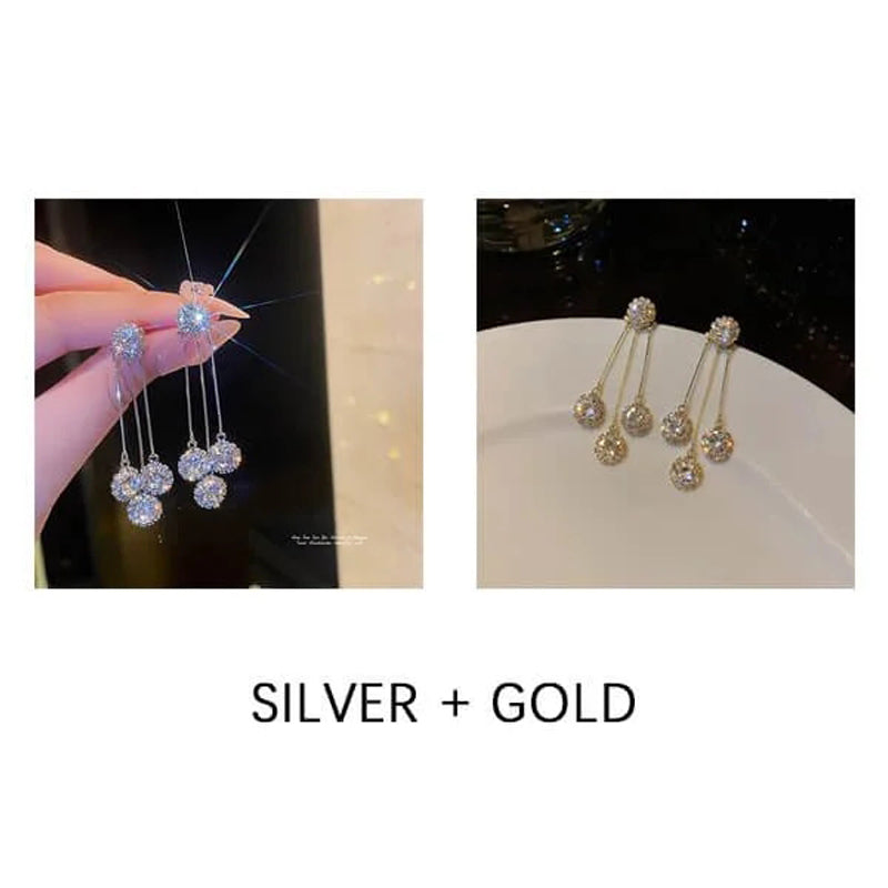 Örhängen med runda kronblad🎁de bästa gåvorna till dina nära och kära💕