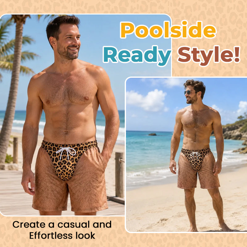 The "Cheeky Commando" Novelty Prank Swim Trunks – Guaranteed to Cause Double-Takes!