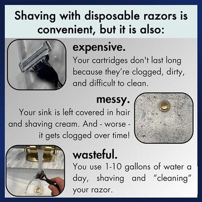 Portabelt verktyg för rengöring av rakhyvel