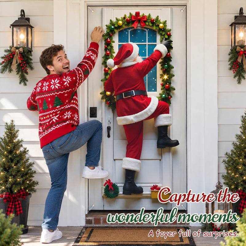 🎄New Christmas Door Cover – Festive Holiday Party Decoration & Door Curtain