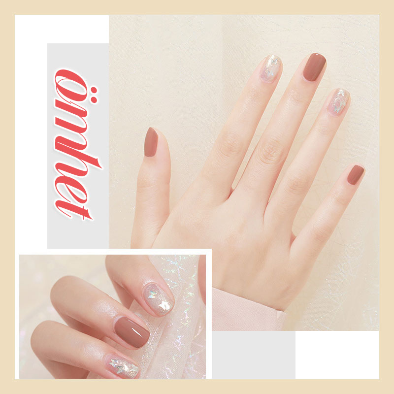 Tvåfärgat vattentätt nagellack