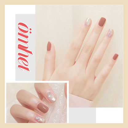 Tvåfärgat vattentätt nagellack