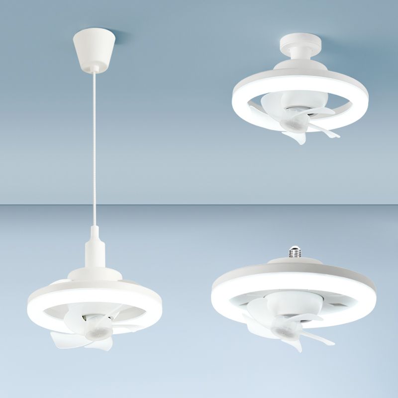 360-graders roterande LED-fläktlampa