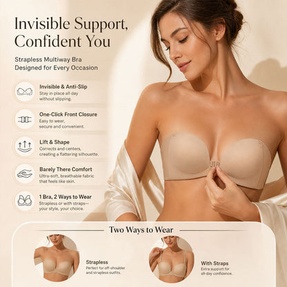 Front Closure Push-Up Bra