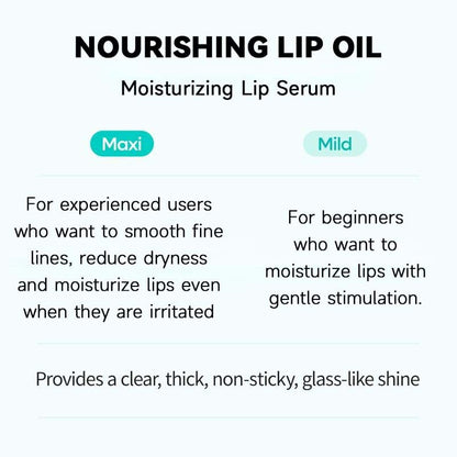 Läppessensolja-🎉 Utjämnar fina linjer och minskar torrhet