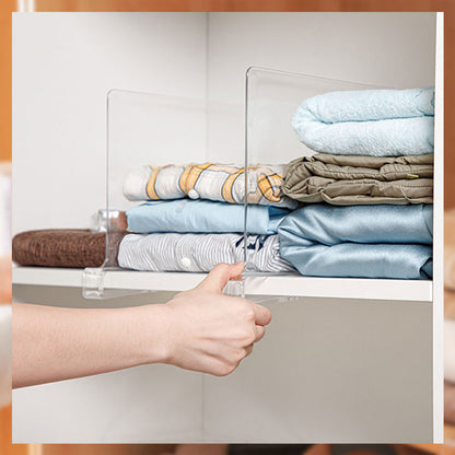 Transparent garderobspanel