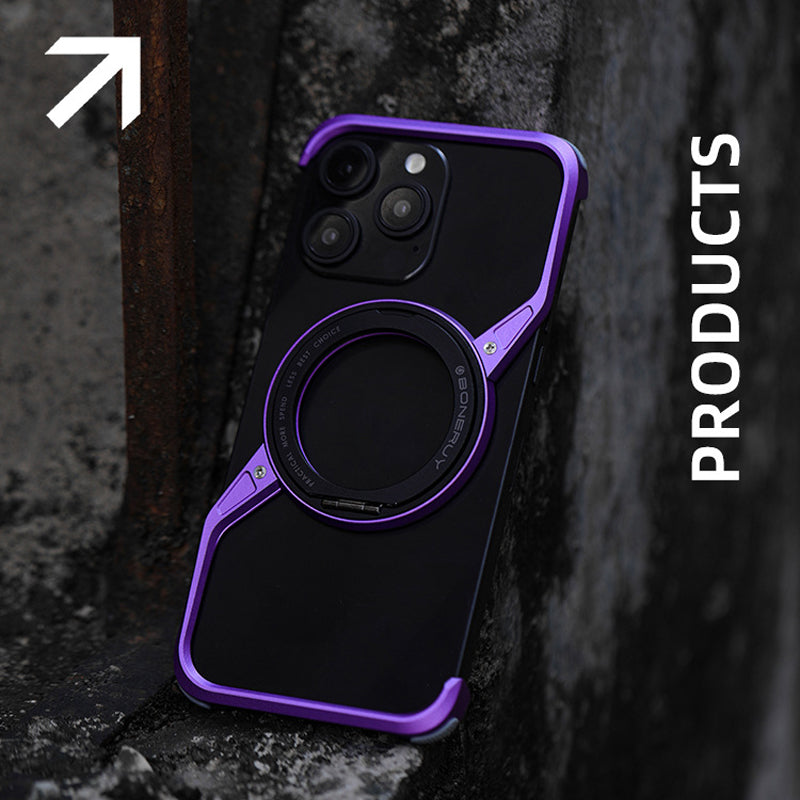 Kantlöst roterande magnetiskt stativskyddsfodral