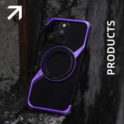 Kantlöst roterande magnetiskt stativskyddsfodral