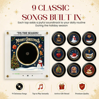 🎄 Christmas Music Fridge Stickers | Interactive Festive Decor with 9 Classic Christmas Carols