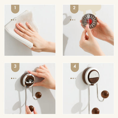 Sugkoppskrok av trä