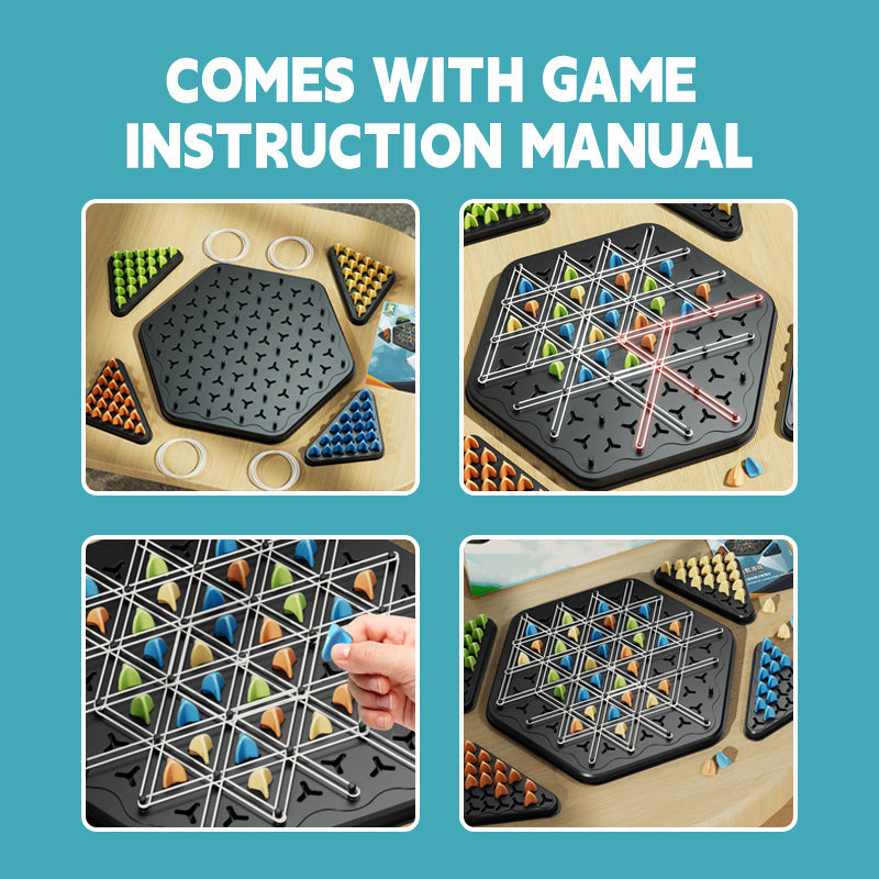 Triangle Chain Game: A Board Game for Logic and Geometry